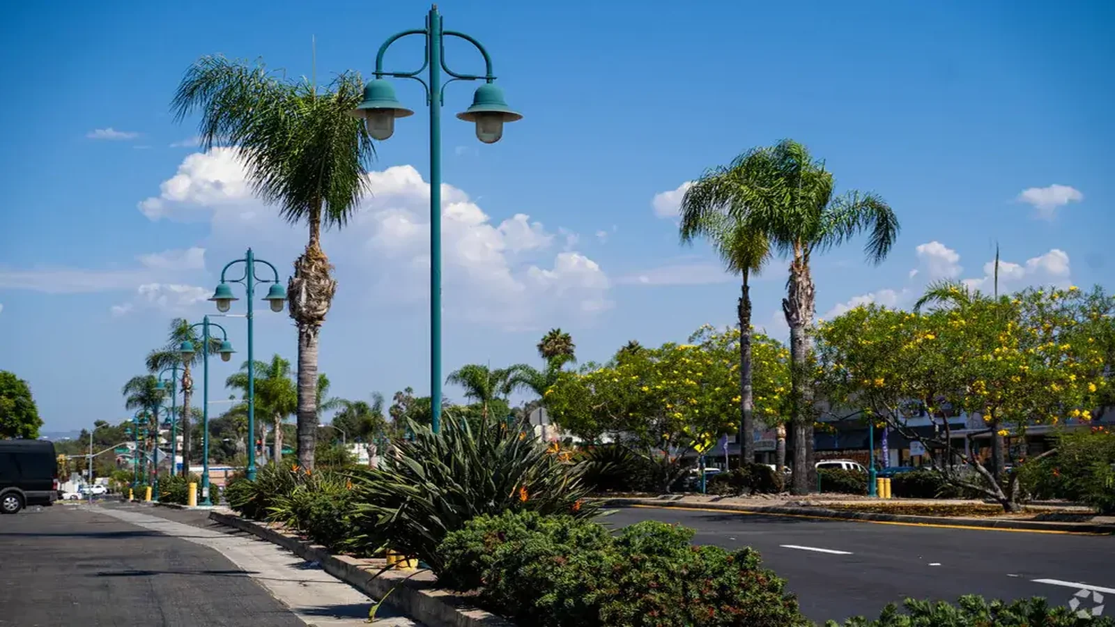 Residential neighborhood in Lemon Grove, California.